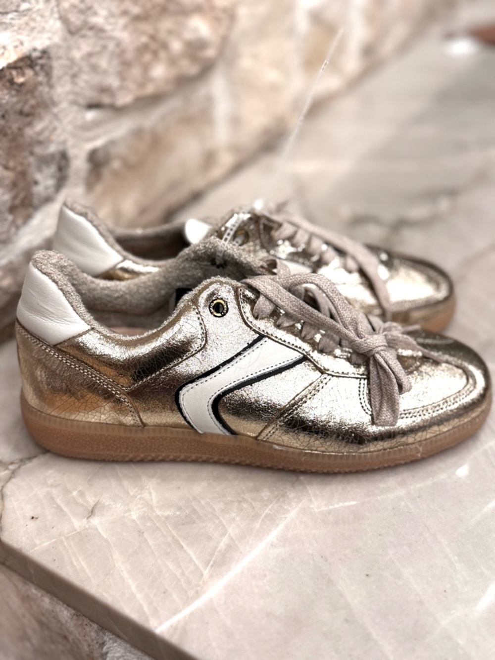 Verbenas Gold Women's Sneakers New size 8-8.5 39